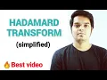 HADAMARD transform in digital image processing