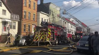 Franklin Street Home Engulfs in Elizabeth NJ