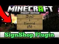 Pocketmine Plugin - SignShop Tutorial