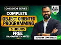 Complete OOP Object Oriented Programming in One Shot 5 Hours Semester Exam Hindi