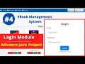 Ebook Java Web Project Login Module Advance Java Web Project using Servlet JSP Project