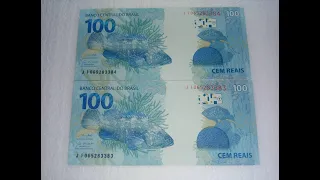 CASAL-2 Cédulas de 100 Reais JI Segunda Família-FE- SEQUÊNCIAIS. Pode ser sua veja como?