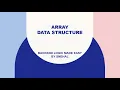 Array Data Structure Introduction Memory Index Explained DSA in Simple English