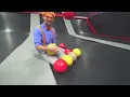 Blippi Learns Animals and Colors At The Indoor Trampoline Park | Educational Blippi Videos For Kids
