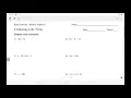 Kuta Software - Algebra 1 Combining Like Terms IngWan Steiner