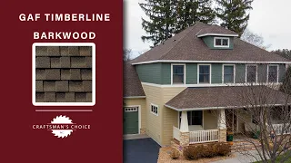 GAF Timberline Barkwood Roofing Shingles Colors Design Ideas Project Examples