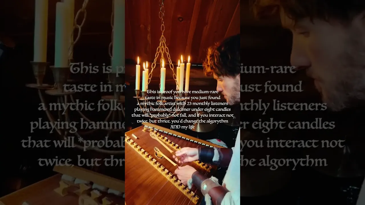 Play The Dulcimer Chandelier