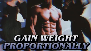 GAIN WEIGHT PROPORTIONALLY Subliminal have your desired body SSS-5 formula