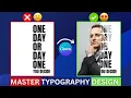 Download Lagu Master Half Face Typografie Tekstportret in Canva met het citaat \