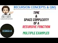 Time Complexity Space Complexity Examples Recursion Concepts And Questions 4