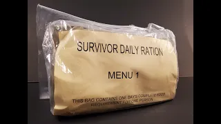 2023 US Survivor Daily Ration MRE Review Meal Ready to Eat Taste Testing