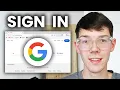 How To Sign In Google Account