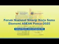 Lagu Forum Nasional Sinergi Kerja Sama Ekonomi ASEAN Pasca-2025