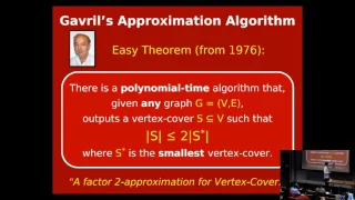 Spring 2013 Lecture 15 Approximation Algorithms default