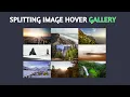 CSS Image Hover Effects Splitting Image on Hover in CSS Image Gallery