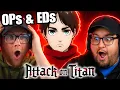 Lagu THESE INTROS ARE 🔥 🔥 REACTING and RANKING EVERY Attack on Titan Intro \u0026 Ending (1-8)