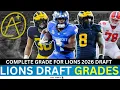 Detroit Lions 2026 NFL Draft Grades Lions Draft Trye West DT Tennessee