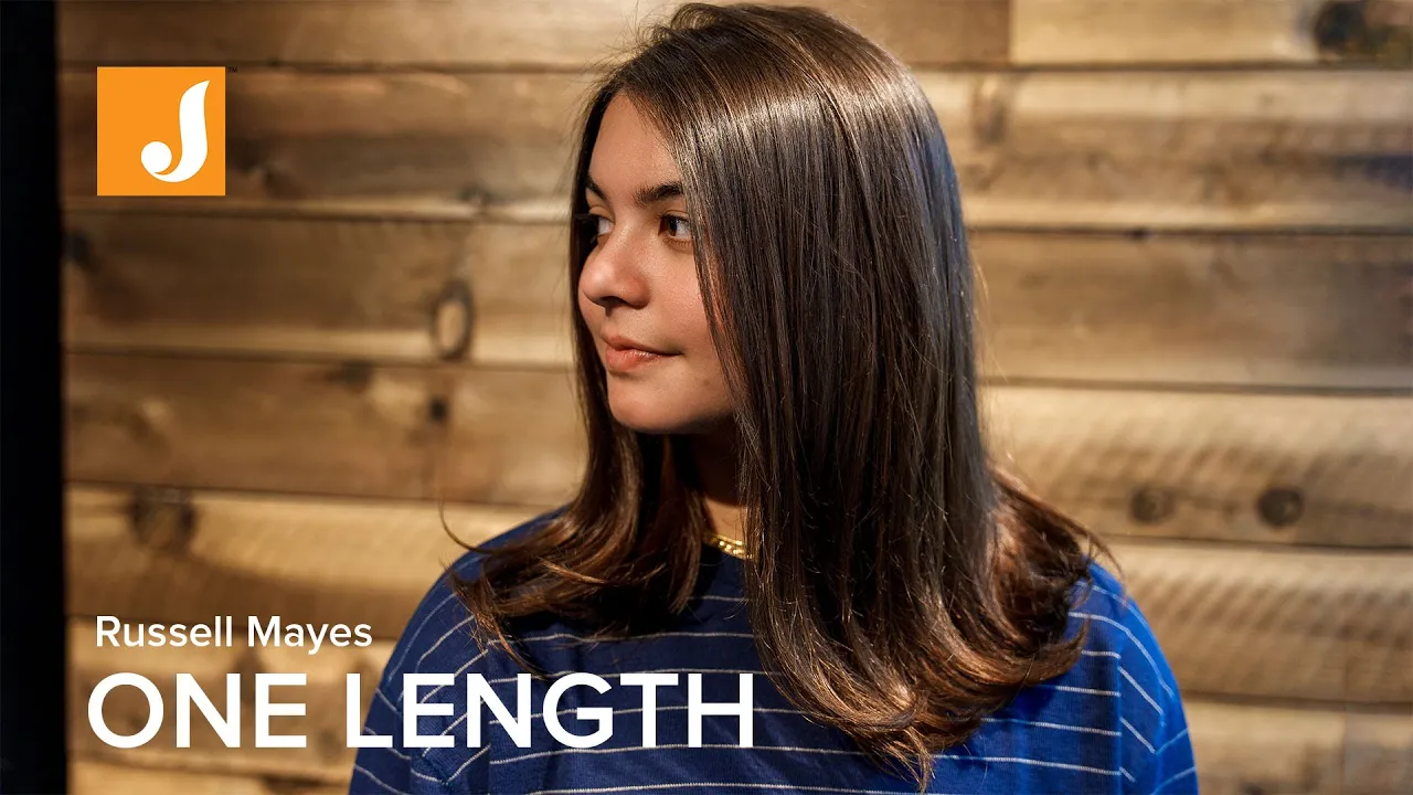 Russell Mayes - One Length Scissor Haircut