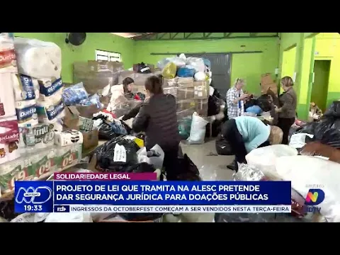 Projeto de lei na Alesc busca garantir segurança jurídica em doações públicas