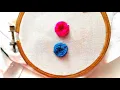 Download Lagu #25 Woven Rose Stitch l How to do woven rose stitch l woven wheel l hand embroidery for beginners