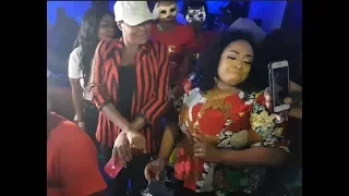 davido boys storms in as toyin abraham u0026others spotted having fun at iyabo ojos abula spot