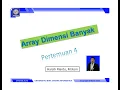 Array Dimensi Banyak