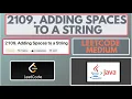 Leetcode 2109 Adding Spaces to a String Medium Java