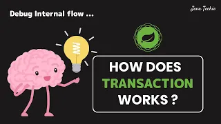How Spring Transactional Works Internally AOP Proxies Debug Walkthrough Javatechie