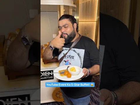 YouTube Event Mein 5-Star Hotel Buffet?! 😱 Le Méridien Unlimited Food #shorts