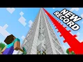 I Built The Worlds Tallest Minecraft Base