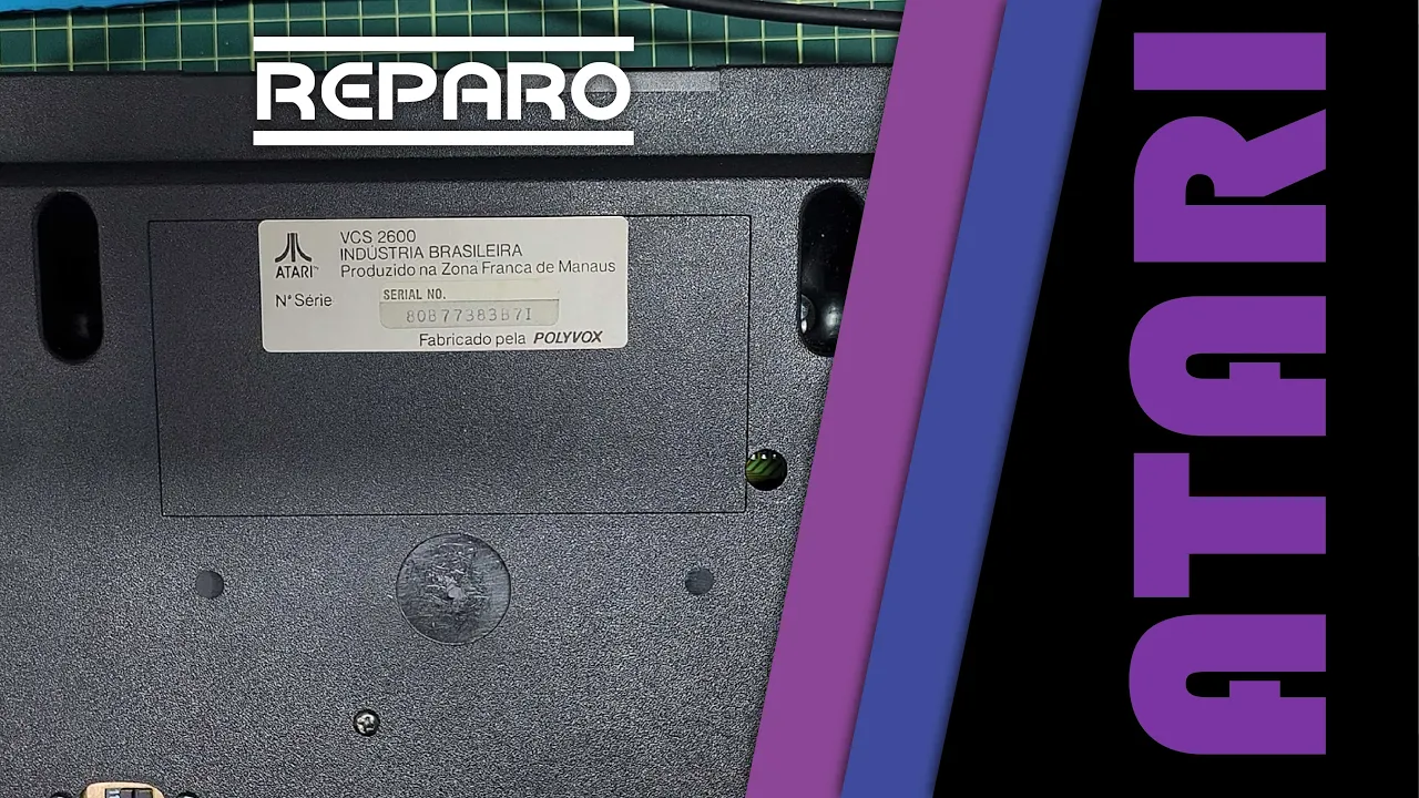 Atari 2600 - Reparo do AV Mod