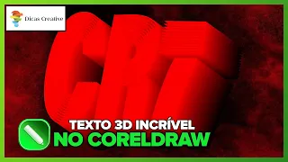 EFEITO 3D EM TEXTO TOP NO COREL DRAW  - FERRAMENTA MISTURAR