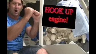 Building my steel sailing yacht Ep.11 Engine setup DONE! + insulation (part 3)