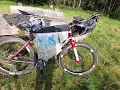 Lagu The packing tape framebag after Transcontinental Race 2024