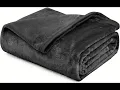 Amazon Choice for black fleece blanket