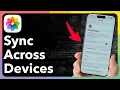 How To Sync Photos And s Across All Apple Devices iPhone iPad And Mac