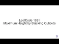 LeetCode 1691 Maximum Height by Stacking Cuboids