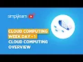 Learn Cloud Computing Day 1 Cloud Computing Course 2026 Cloud Computing Tutorial Simplilearn