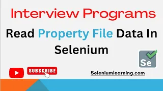 Reading Property File Data In Selenium