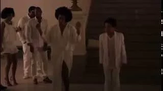 Solange and her son dancing on her Wedding Day