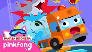 Truk Air Rusak! | Kartun Mobil | Pinkfong Baby Shark Indonesia