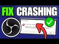 How To Fix OBS Keeps Crashing Freezing Windows 11
