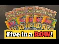 Lagu ‼️ Five in a ROW! ‼️ $1,000,000 Jingle Jumbo Bucks 💰 Lucky 7 Doubler 🍀 10X the Money 💵 