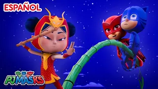 La Llegada De An Yu 🐉 PJ Masks en Español episodios completos | Dibujos Animados
