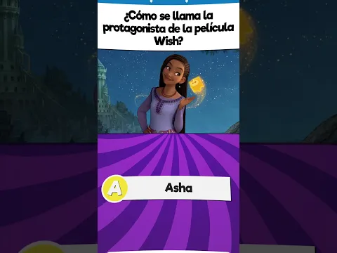 ¿Eres fan de Disney? 🎬 Acierta estas 4 preguntas #shorts