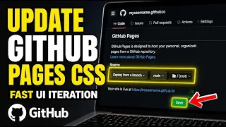 How to update GitHub Pages CSS for fast UI iteration - Beginner Guide
