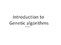 Introduction to Genetic Algorithms
