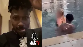 Antonio Brown Is Unbothered After Leaked Dubai Swimming Pool Surfaces