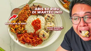 MENU KAUM DESIL 10! MAKAN WARTEG ABIS 60RIBUAN! WORTH IT GA NIH???