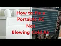 Download Lagu Fix a Portable AC Conditioner Hisense not blowing cold air. Possible causes and fix #portableac